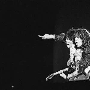 Rolling Stones in concert at Knebworth House, Hertfordshire. 22nd August 1976
