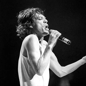 Rolling Stones in Concert. Mick Jagger back on the road for the first concert of their