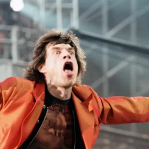 Rolling Stones in concert at Wembley Stadium. 11th July 1995 Rolling Stones in concert at Wembley Stadium. 11th July 1995