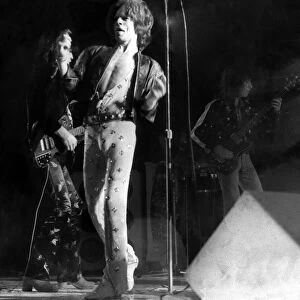 The Rolling Stones European Tour 1973, Mick Jagger on stage at the Kings Hall, Belle Vue
