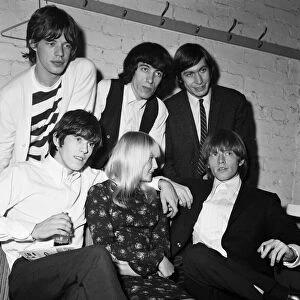 The Rolling Stones: With a fan at the ABC Cinema Chester while on tour with Inez