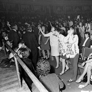 Rolling Stones fans at Royal Albert Hall, London. 23 September 1966 during their tour