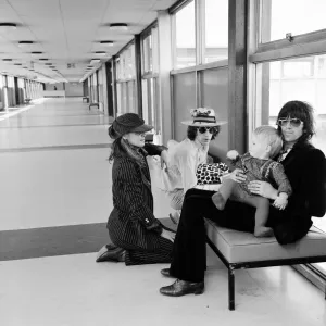 Rolling Stones guitarist Keith Richards with Anita Pallenberg