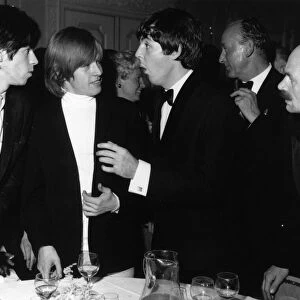 The Rolling Stones, Keith Richards (left) and Brian Jones