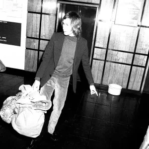 The Rolling Stones leaving a Newcastle Hotel 5th March 1971 after performing at the City