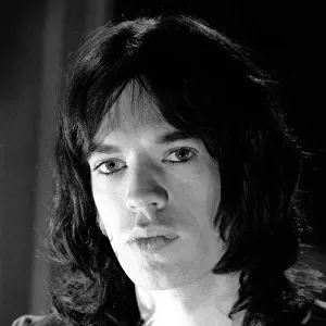 The Rolling Stones: Mick Jagger 29th November 1968 during rehearsals at the Wembley Park