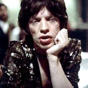Rolling Stones: Mick Jagger at Leeds University. 13th March 1971