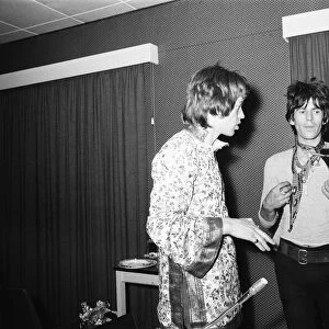 Rolling Stones at the Olympic Studio Barnes in South London. 19th May 1967
