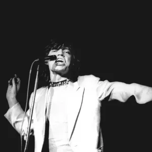 The Rolling Stones perform in concert at the Newcastle City Hall 4 March 1971 - Mick The Rolling Stones perform in concert at the Newcastle City Hall 4 March 1971 - Mick