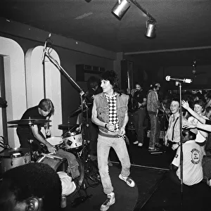Rolling Stones performing at the 100 club. 1st June 1982