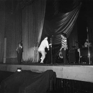 Die Rockband The Rolling Stones pop performt am Theater im Abendessen von Carlisle