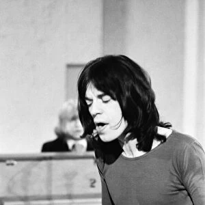 The Rolling Stones during rehearsals at the Wembley Park Studios for the band