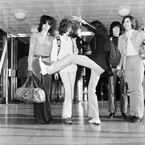 The Rolling Stones seen her at London Airport departing for the USA