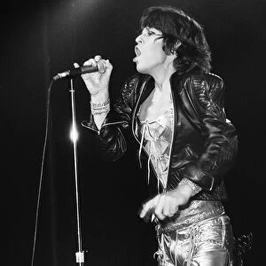 Rolling Stones on stage in concert at Earls Court, Central London
