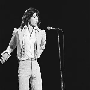 Rolling Stones on stage in concert at Earls Court, London