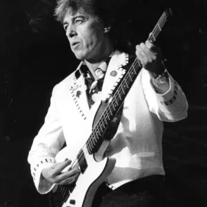 Rolling Stones - Wembley - 4th July 1990 - Bassit Bill Wyman - WME Copyright Image