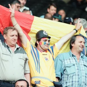 Romania 0-1 France, Euro 1996 Group B match at St James Park, Newcastle Romania 0-1 France, Euro 1996 Group B match at St James Park, Newcastle