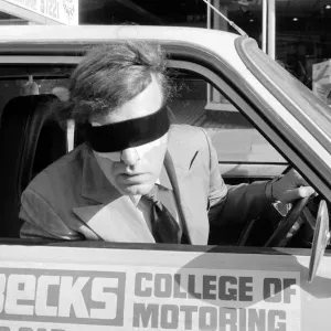 Romark Print - Hypnotist in Blindfold Driving Lesson