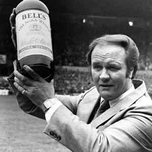 Ron Atkinson. Bells Whisky manager of the month is Manchester United