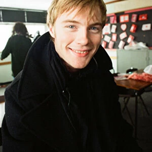 Ronan Keating of Boyzone pictured appearing on the Big Breakfast live show from Tile Hill