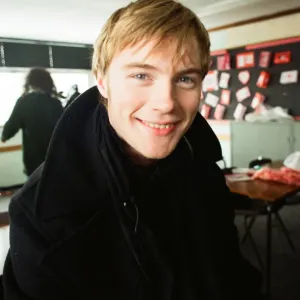 Ronan Keating de Boyzone photographié apparaissant dans l'émission Big Breakfast en direct depuis Tile Hill.