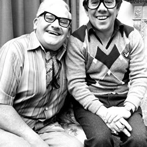 Ronnie Barker and Ronnie Corbett who were appearing at Coventry theatre in their