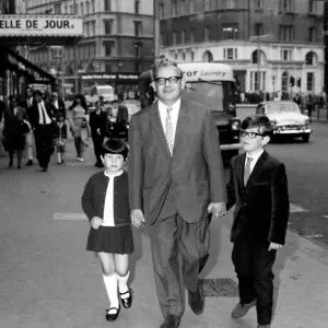 Ronnie Barker, one of the stars of the first film to be shown at Children Ronnie Barker, one of the stars of the first film to be shown at Children