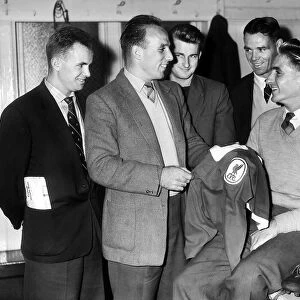 Ronnie Moran Football Player of Liverpool with Dave Hickson, Alan A Court