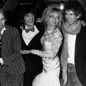Ronnie Wood Print - Wedding Day Photo 1985 Ronnie Wood Print - Wedding Day Photo 1985