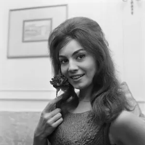 Rosanna Schiaffino, Italian actress, in the UK for a two week stay to learn English Rosanna Schiaffino, Italian actress, in the UK for a two week stay to learn English