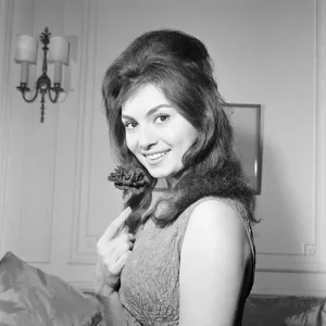 Rosanna Schiaffino, Italian actress, in the UK for a two week stay to learn English Rosanna Schiaffino, Italian actress, in the UK for a two week stay to learn English
