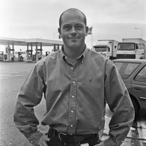 Ross Kemp vu ici lors d'une pause de tournage de Eastenders aux docks orientaux, Douvres.