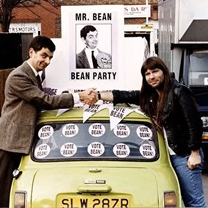 Rowan Atkinson Actor A Scene From The TV Comedy Mr Bean