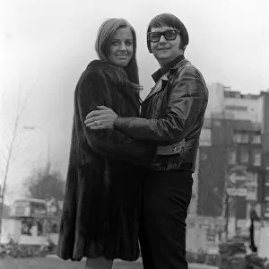 Roy Orbison with his wife Barbara Anne Marie April 1970