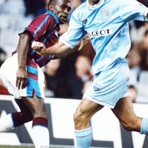 Roy Wegerle pictured during a Coventry City v Aston Villa match Roy Wegerle pictured during a Coventry City v Aston Villa match