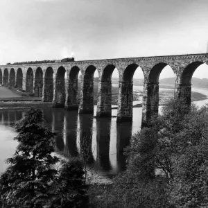 Royal Border Bridge at Berwick, in Northumberland, England