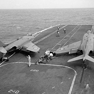 Royal Navy Aircraft Carrier HMS Victorious August 1959 2 Fleet Air Arm Supermarine