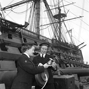 Royal Navy HMS Victory: WREN Margaret Mann 19 a winter in the navy