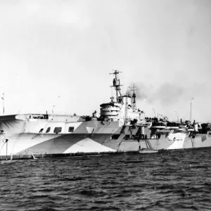The Royal Navy Implacbale class aircraft carrier HMS Indefatigable The Royal Navy Implacbale class aircraft carrier HMS Indefatigable