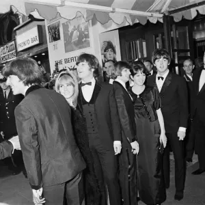 Royal premiere of The Beatles new film Help! at the London Pavilion in Piccadilly circus Royal premiere of The Beatles new film Help! at the London Pavilion in Piccadilly circus