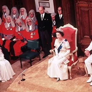 Royal Silver Jubilee Tour 1977 The Queen and Prince Philip at the State Opening of