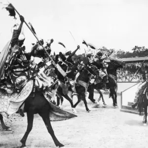 Royal Tours. The Queen and The Duke of Edinburgh watch 7000 tribesman from Northern Royal Tours. The Queen and The Duke of Edinburgh watch 7000 tribesman from Northern