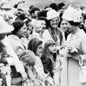 Royal Visit to the Isle of Man Print, 3rd August 1972 Royal Visit to the Isle of Man Print, 3rd August 1972