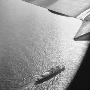 The Royal Yacht Britannia Print, 3rd May 1954