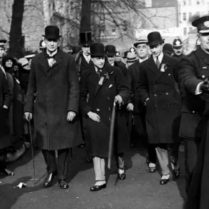 Royalty - Edward, Prince of Wales and his brother the Duke of York pictured on their way Royalty - Edward, Prince of Wales and his brother the Duke of York pictured on their way