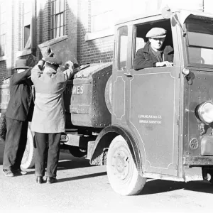 Rubbish collection in Kingston Upon Thames January 1939 Rubbish collection in Kingston Upon Thames January 1939