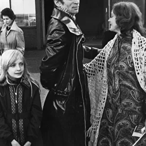 Rudolf Nureyev, pictured at Glasgow Airport, leaving with the Scottish Theatre Ballet