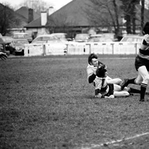 Rugby Union Matches: Harlequins (18) vs. Newport (6). December 1974 74-7565-004