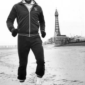 Wade Dooley Beach Training Print January 1986