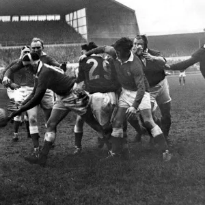 Roddy Evans in Action - Wales vs Australia 1958 Print Roddy Evans in Action - Wales vs Australia 1958 Print